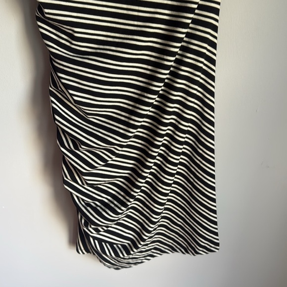 By Anthropologie Mock-Neck Ribbed Knit Dress Medium - Picture 8 of 12